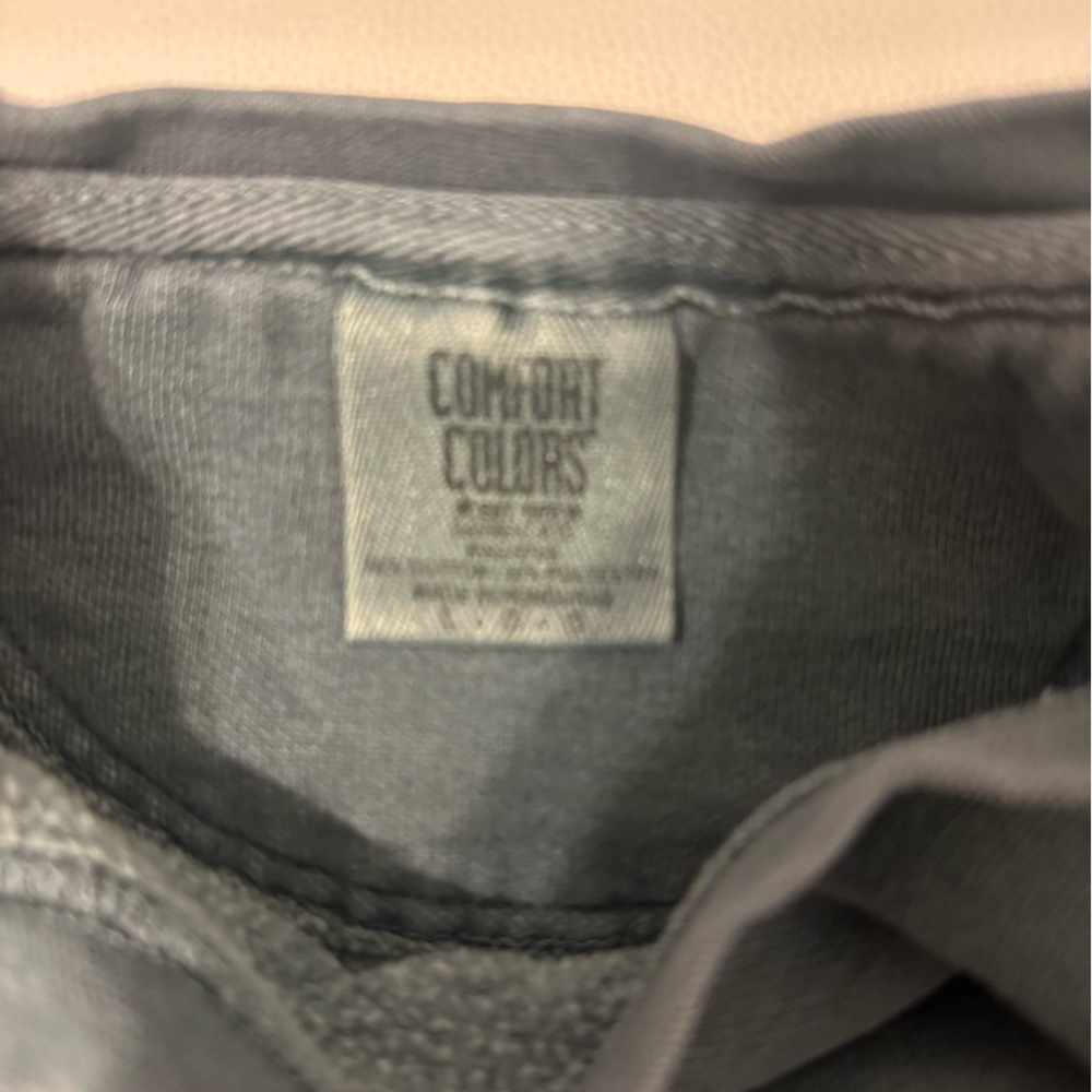 Unisex Comfort Colors Seaside Crewneck Sweatshirt in Washed Teal - Picture 4 of 6